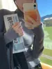 [Spot] Camisa feminina de gola alta de outono com ajuste fino e manga comprida