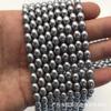 Cuentas de Arroz con Forma de Huevo Ovaladas 6*8 Alta Calidad Vidrio Recubierto Alto Imitación Perla Tira de Cuentas Accesorios para Joyería DIY