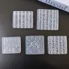 Molde para uñas con diseño de marco de fotos barroco retro, silicona resistente a la oxidación, alta transparencia, para crear accesorios decorativos para uñas postizas