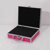 Suministro personalizado de fábrica color aleación de aluminio caja de herramientas portátil maleta de exhibición de productos caja de herramientas de jardinería lote