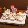 Decoración de Cupcakes para la Temporada de Graduación 2025: ¡Todo lo Mejor y Bendiciones de Navegación Fluida Tarjeta Decorativa de Postre