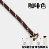 Cuerda Redonda de Poliéster con Patrón de Puntos de Colores de 5 mm Hilada en Núcleo para Tejido Hecho a Mano DIY, Moda Personalizada, Cuerda Decorativa Práctica para Cinturas, Sombreros y Pantalones