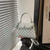 Estilo Coreano Kelly Comércio Exterior Transfronteiriço 2026 Bolinhas Estampa de Bolinhas Redondas Fivela Bolsa de Mão Feminina Bolsa de Ombro Bolsa Transversal
