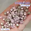 Atacado Brilhante Shi Yue Ponta de Unha Diamante Joias para Nail Art Cristal Redondo Colorido Múltiplas Faces Pilha de Unha Diamante Decoração