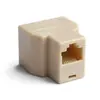Cabezal de Red de Tres Vías RJ45, un Par de Cables de Red RJ45, Conexión a Internet Simultánea Uno a Dos / Extensor Neumático