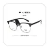 Novo 8630 Versão Coreana Armação de Óculos para Sobrancelha de Nicho High-End, Luxo Leve, Emagrecimento, Pode Ser Equipado com Lentes de Grau para Miopia