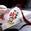 Examen de Admisión a la Universidad Inspirador Marcapáginas con Nervadura de Hoja Estilo Chino Lindo Dibujo Animado Portamarcadores para Maestros y Compañeros de Clase Creativo Estilo ins Chica