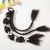 Peluca con Cintas de Linterna, Trenzas de Burbujas, Peluca Más Vendida Transfronteriza, Cola de Caballo Falsa, Trenzas de Tres Hebras, Peluca con Accesorio para el Cabello