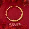 Pulsera Antigua de Arena Dorada Acacia Ratán Pulsera de Herencia para Mujer Push-pull en Vivo Pulsera de Hoja Pulsera Sólida de Estilo Chino