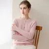 Cardigan Feminino Grossinho em Tricô Trançado 100% Caxemira Pura Malha Jaqueta Top Manga Longa Peça de Roupa Exterior Estilo Coreano Simples Novo Estilo
