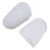 2 Piezas Capuchón Protector de Metal para Boquilla de Saxofón Alto Pequeño Negro/Blanco Accesorios para Saxofón