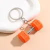 Série Criativa de Mini Equipamentos de Fitness Bolsa Acessórios para Pendurar Chaveiro de Alta Qualidade Acessórios de Joalheria Pendentes Pequenos para Presente