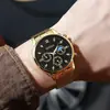 Reloj para Hombre con Correa de Malla Dial de Silicona Cuarzo Movimiento de Cuarzo Moda Coreana para Hombre Luminoso Al Por Mayor
