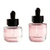 Frasco de Essência Chubby de 15ml/20ml, Frasco conta-gotas para Óleo Essencial, Frasco Spray Transparente com Fundo Espesso, Frasco Dispenser Cosmético