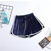 Shorts Esportivos de Algodão Feminino Solto Estilo Coreano Estudante Verão Corrida Tamanho Grande Casual Perna Larga Hot Pants para Meninas Cheinhas Calça de Pijama para Casa