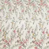 Bordado Tie-Dye Grande Patch de Tecido Bordado com Miçangas Flor de Tecido Patch Flor de Arroz Lantejoula Multicor Vestido Roupa Peça Flor Lançamento de Novo Produto