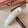 Otoño e Invierno Clip de Pico de Pato Grande de Felpa Pinza para el Cabello para Mujer Parte Posterior de la Cabeza Clip para el Cabello en Disco Clip Mao Mao para Hombre Perezoso Tocado Pinza para el Cabello