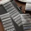 Livro Ilustrado Mo Mo Rasgável à Mão Fita Adesiva PET Recortada com Faca Branca Material Base Criativo Versátil para DIY Journaling Decoração Camada de Base
