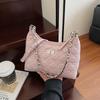 Bolso Cruzado de Hombro Único de Moda Versátil para Mujer 2025 con Diseño de Cadena de Diamantes, Bolso de Axila de Gama Alta