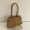 Bolsa de ombro feminina estilosa e prática de grande capacidade, nova bolsa tote jeans 2026, com um design sofisticado e elegante
