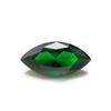 Venta al por mayor de fábrica de Wuzhou piedra desnuda de circón verde abuela ojo de caballo olivino CZ artificial gema verde anillo