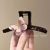 Pinza de acetato estilo coreano 2026 modelo nuevo para el pelo, elegante y exquisita, pinza de tiburón grande para cabello grueso