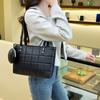 Chegada Nova 2025 Bolsa Feminina Grande Capacidade Bordada Xadrez Bolsa Feminina Bolsa Tote Versátil Bolsa de Mão Fashion Casual