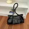 Bolsa de mão plissada digital em PU de alta qualidade e moda para mulheres, nova coleção 2026, bolsa de ombro moderna, bolsa de axila, adequada para o trajeto e uso diário