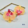 Flor de Orquídea Mariposa de Seda Flor Artificial Flores para Sostener la Novia Caja de Dulces de Boda Caja de Regalo para Acompañantes Caja de Flores Decorativa con Flores