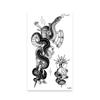 Fábrica de Origen Foto Pequeña Pegatinas de Tatuaje Animal Flor Serpiente Calavera Dedo Brazo Cualquier Conjunto a Juego