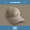 Gorra de Béisbol de Moda Estilo Coreano de Mezclilla con Bordado de Oso Polar, Gorra Versátil para Estudiantes y Parejas, Ala Ancha que Hace que la Cara Parezca Más Pequeña