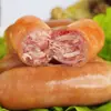 Salchicha a la Parrilla de Roca Volcánica Salchicha Auténtica Carne de Salchicha Piel Crujiente Salchicha de Jamón Salchicha Sabor Taiwanés Hot Dog Salchicha Barbacoa Mayoreo