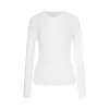 Camisa básica feminina de tricô com tranças, gola V entreaberta, manga longa, cor rosa, para o início do outono, top suéter slim fit outono 2026