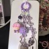 Encantos Originales Pop Mart Lindos para Hacer Manualidades con Cristal de Fresa y Hortensia para Correas de Teléfono, Colgantes de Bolsos y Colgantes de Coche