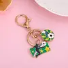 Chaveiro de Futebol da Copa do Mundo da FIFA 2026 EUA-Canadá-México Pingente Comemorativo de Liga de Zinco Esmaltado Acessório de Mercadoria para Fãs