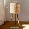 Estilo Ins Escandinavo Sala de Estar Planta Cesta de Flores de Bambú Decoración Monstera Mimbre Maceta Balcón Soporte para Flores