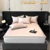 Classe A Digital Impresso Ice Silk Mat Three-Piece Set Verão Engrossado Antibacteriano Lavável Luz Luxo Bed Hat Tapete com ar condicionado