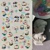 Férias de Verão Filhote de Cachorro Praia Adesivos para Nail Art 5D Em relevo Tridimensional Bebida Gelada Sorvete Adesivos para Unhas DIY Modelo Hg