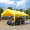 Toldo Sencillo Protección Solar Exterior Cobertizo para Estacionar Cobertizo Móvil para Coche Parasol Móvil Metabo