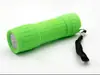 Lanterna Portátil Mini Nove Contas de Lâmpada XPE Iluminação Forte Usando 3 Pilhas AAA Bolso Outdoor Lanterna de Emergência Presentes para Crianças