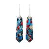 Pendientes de piedra emperador de piedra natural geométrica bohemia de alta calidad, nuevos, joyería de moda europea y americana.