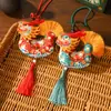 Bolsita de Fragancia para el Festival del Bote del Dragón, Bolsita de Bote del Dragón, Bolsita Repelente de Mosquitos de Artemisa Hecha a Mano para el Año del Dragón, Adorno Colgante Portátil, Regalo del Festival del Bote del Dragón