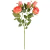 Decoraciones para Bodas y Hogar, Rosas Eternas Simuladas, Flores de Seda de Alta Gama para San Valentín, Flores Artificiales al por Mayor, Arreglos Florales con Jarrón de Rosas