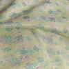 Tecido jacquard tingido na massa com jacquard em relevo, jacquard floral pequeno fresco pastoral, tecido para vestido, tecido para bolsa