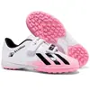 Zapatos de fútbol transfronterizos para niños y niñas, tacos TF, zapatos de entrenamiento para adultos, transpirables, antideslizantes, zapatos deportivos profesionales para competición y entrenamiento