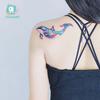 Adesivo de tatuagem à prova d'água de fonte transfronteiriça, estilo tubarão, moda sexy, homens e mulheres, adesivo de tatuagem de braço de flor descartável