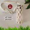 Bolsa de vino tejida a mano DIY cuerda de algodón funda para botella de vino tinto bolso de mano bolsa de red cubierta protectora para taza de agua bolsa de regalo