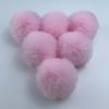 Bolas de Pelo de Conejo Imitación 6-8cm Bolas de Pelo de Conejo Rex para Accesorios de Zapatos y Sombreros, Bolas de Pelo Artificiales, Bolas de Pelo Sintético para Bricolaje, Muestra Gratuita