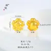 Pu Zuo Jiu no se decolora oro arena accesorios DIY la bolsa de la suerte de la serpiente del zodiaco de este año pez koi serpiente que se mueve a través de agujero cuentas de transferencia