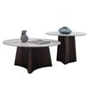 Mesa de centro redonda estilo italiano minimalista, tamanho rock plate, mesa lateral redonda, simples, moderna, combinação de escritório, mesa de chá, luz nórdica, luxo